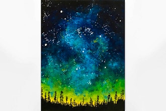 Paint Nite: Woodland Galaxy